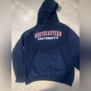 vintage northeastern university champion hoodie sweatshirt